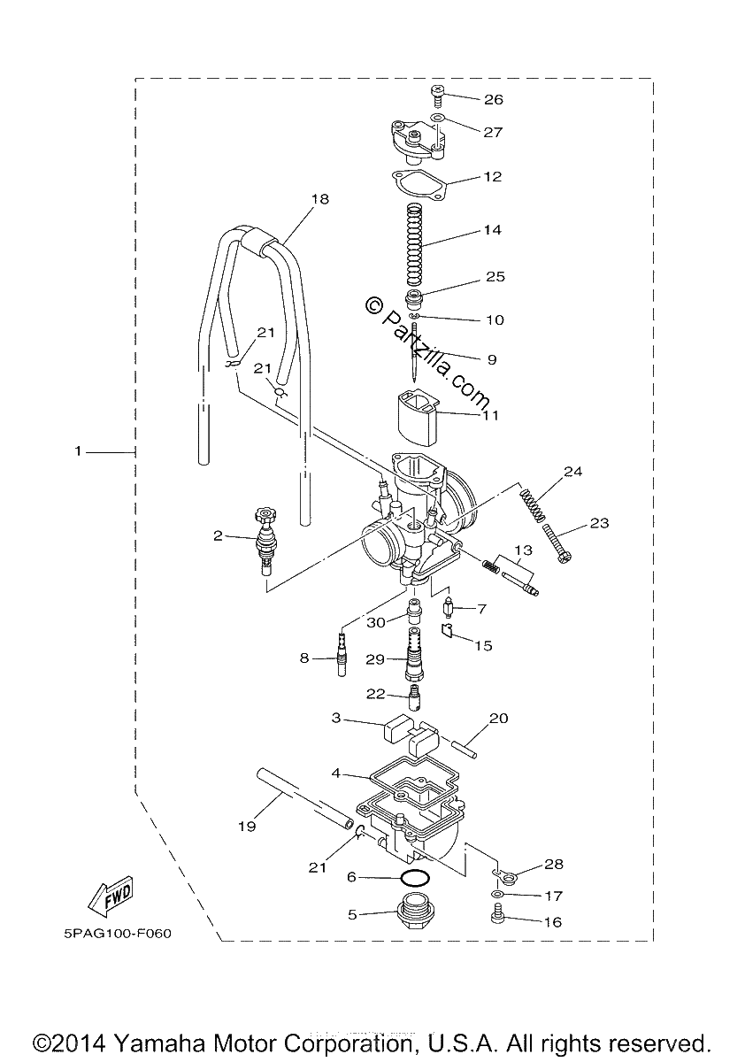 Diagrama de CARBURETOR