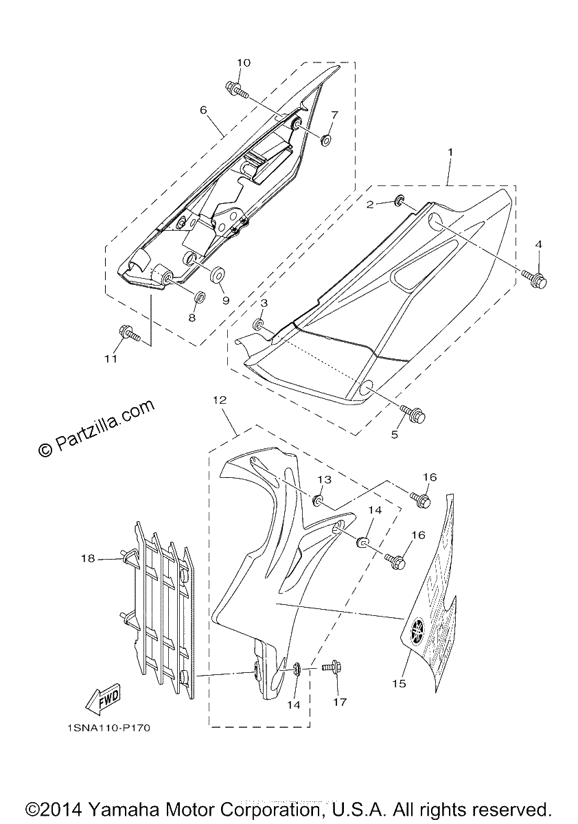 Diagrama de SIDE COVER