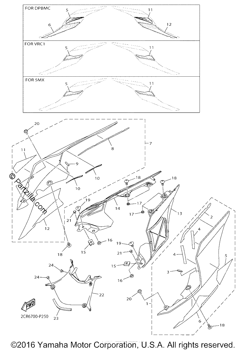 Diagrama de SIDE COVER