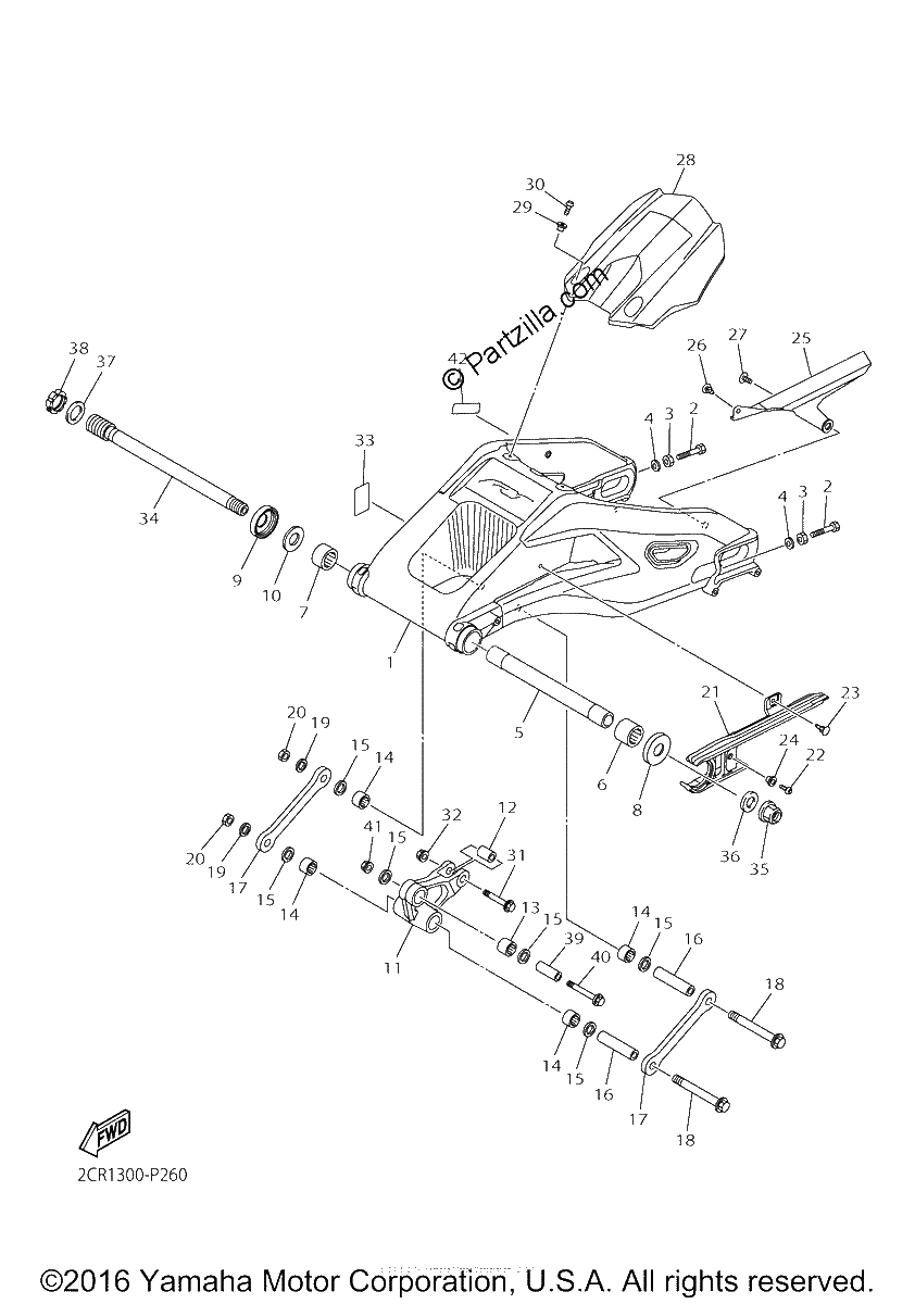 Diagrama de REAR ARM
