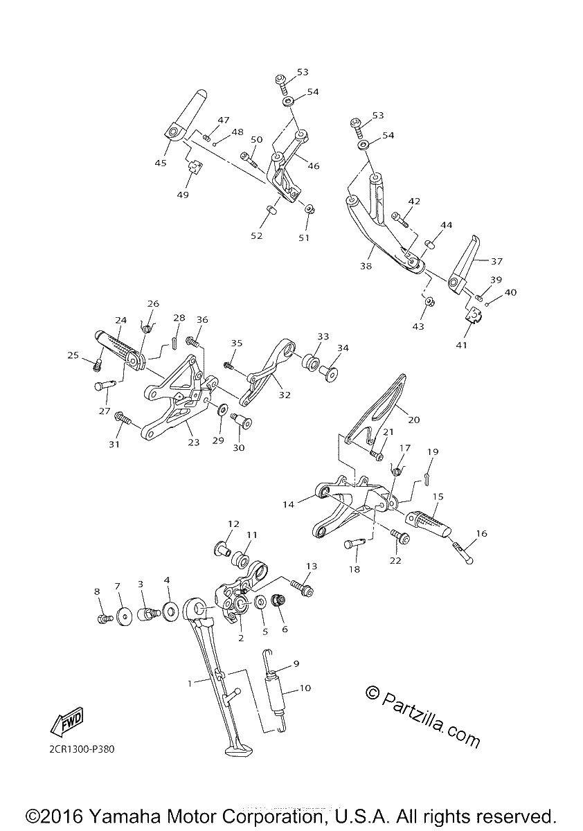 Diagrama de STAND FOOTREST