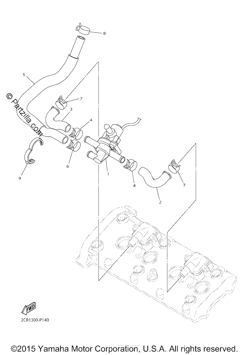 Diagrama de AIR INDUCTION SYSTEM