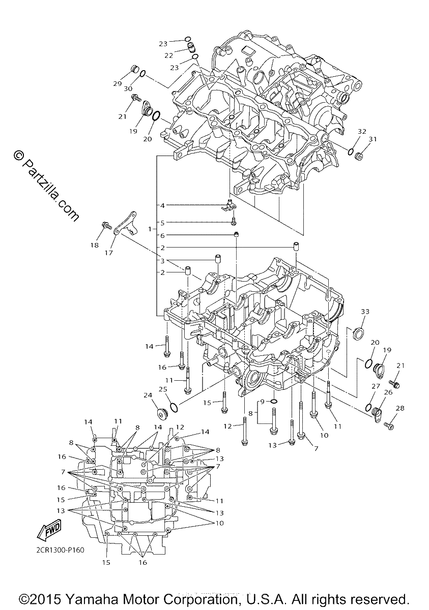 Diagrama de CRANKCASE