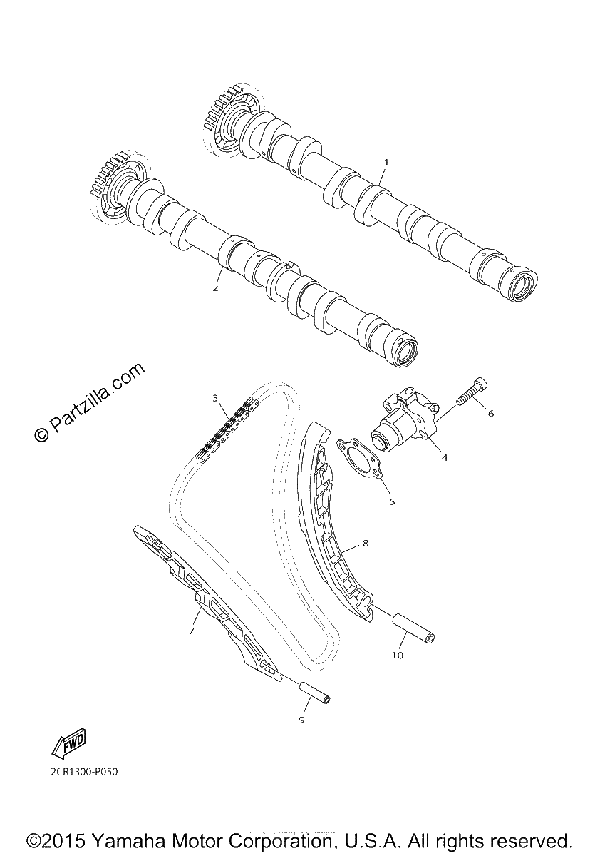 Diagrama de CAMSHAFT CHAIN