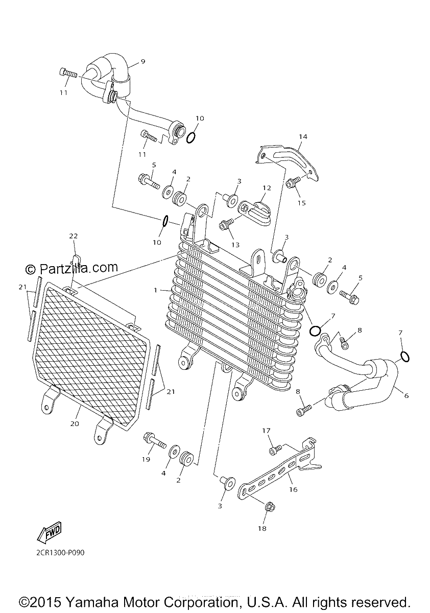 Diagrama de OIL COOLER
