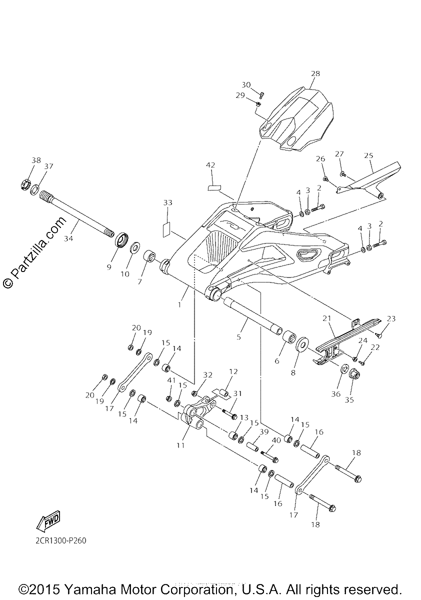 Diagrama de REAR ARM