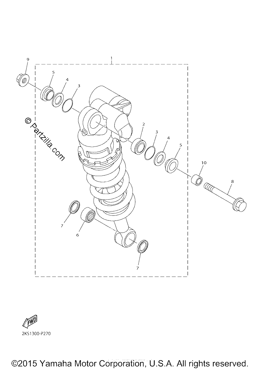 Diagrama de REAR SUSPENSION