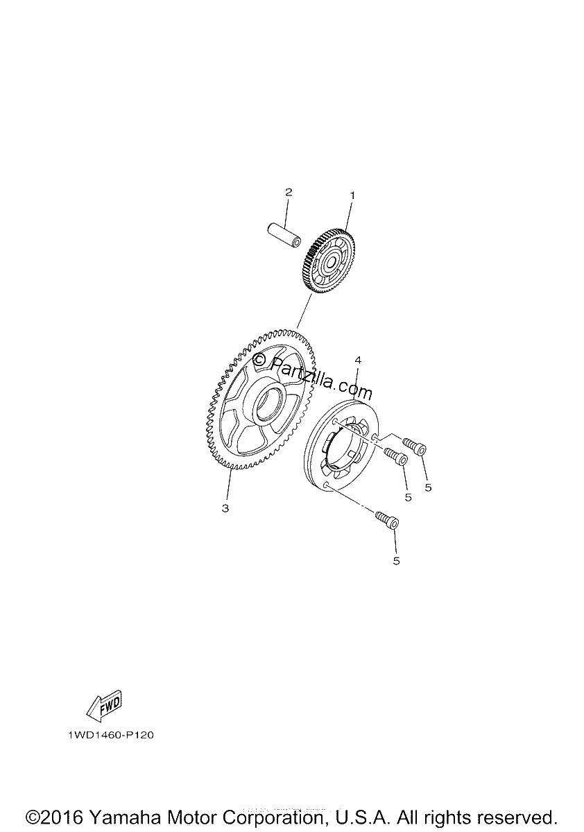 Diagrama de STARTER CLUTCH