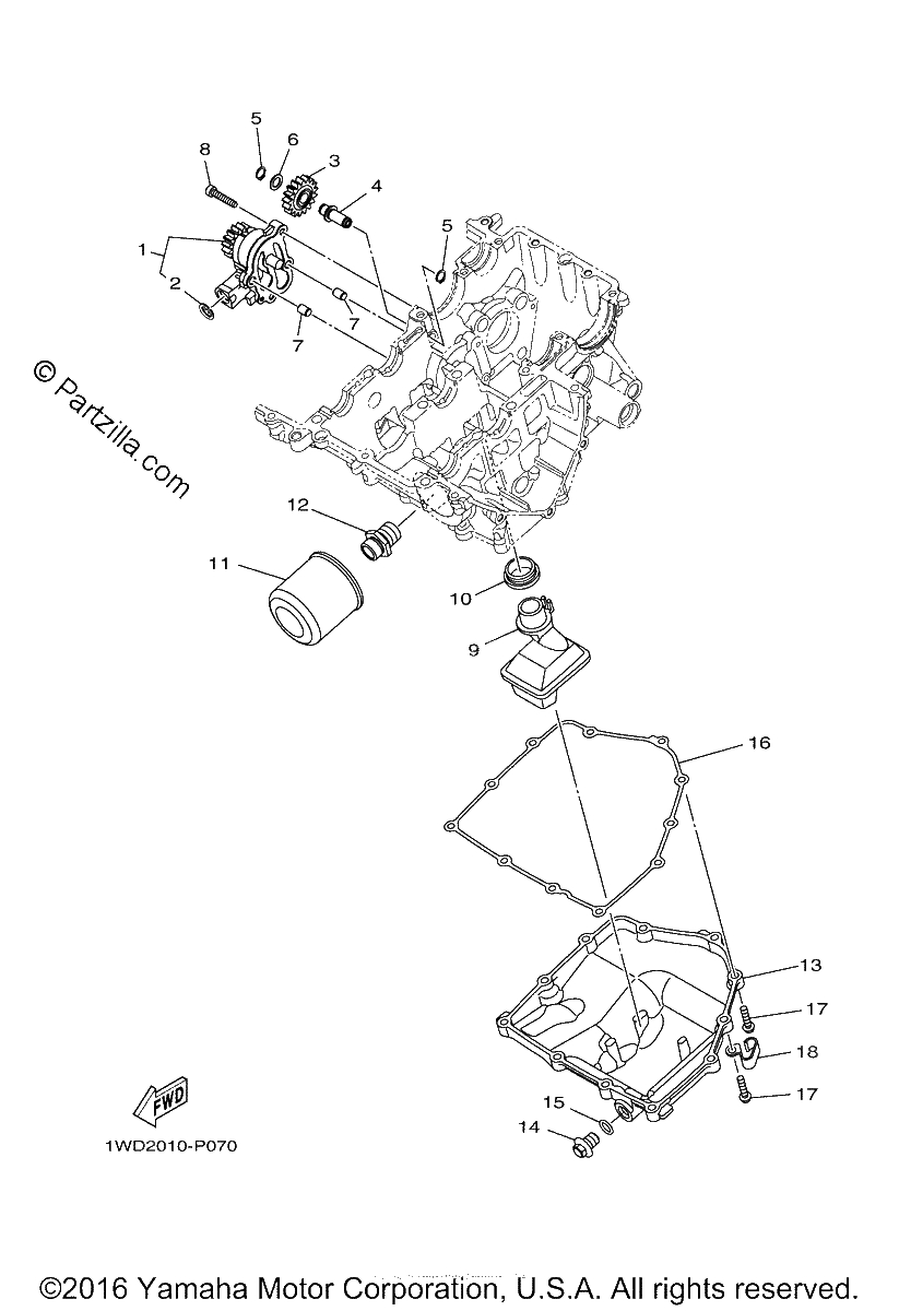 Diagrama de OIL PUMP
