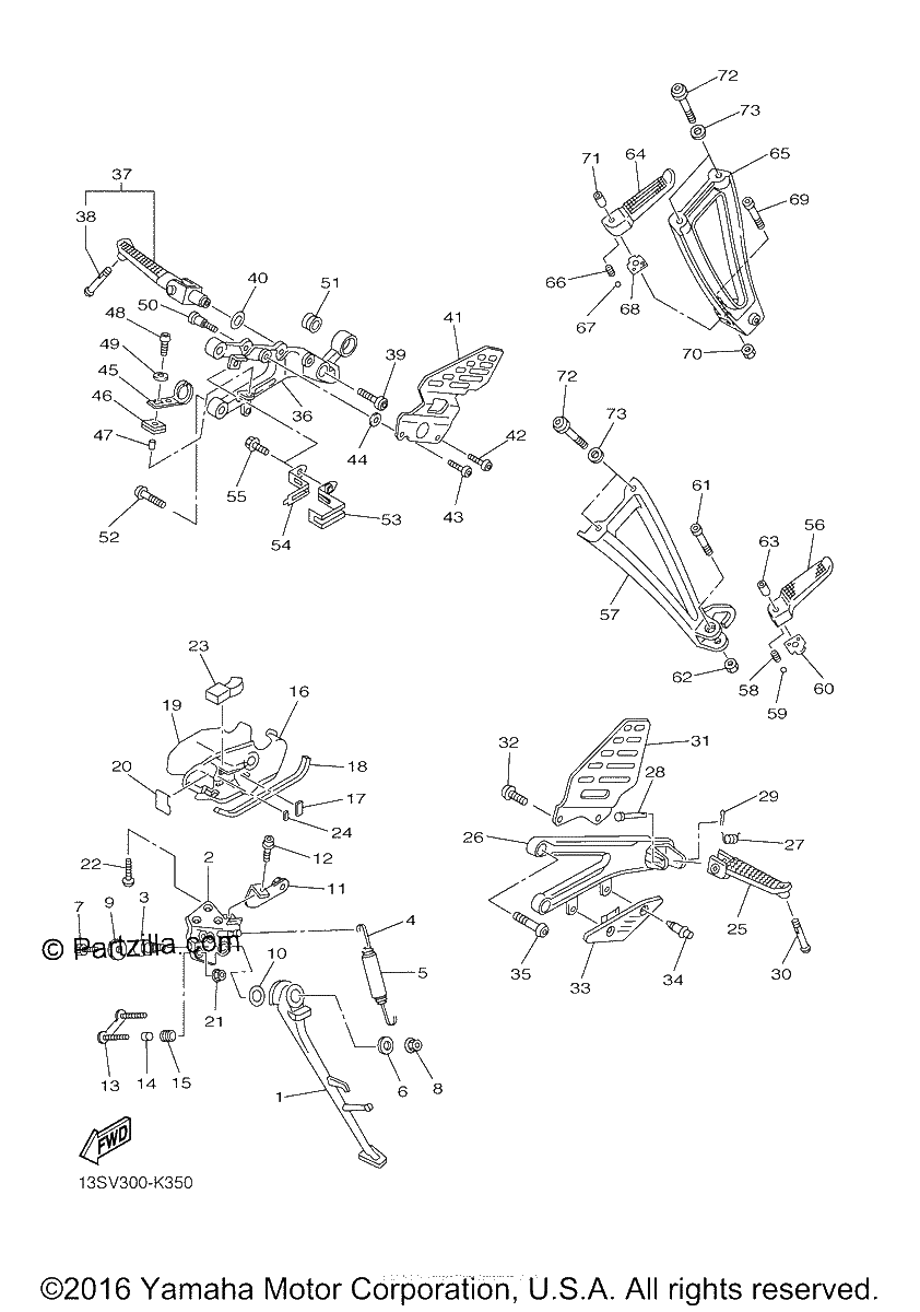 Diagrama de STAND FOOTREST