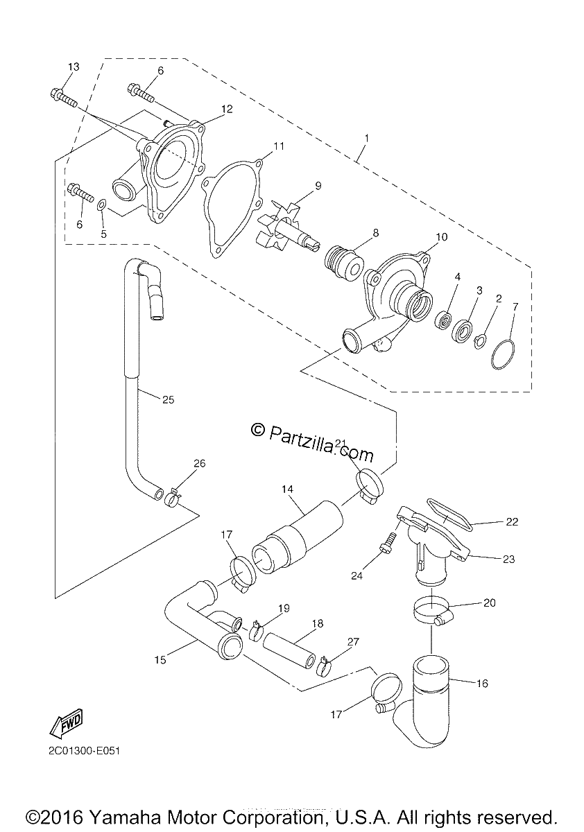 Diagrama de WATER PUMP