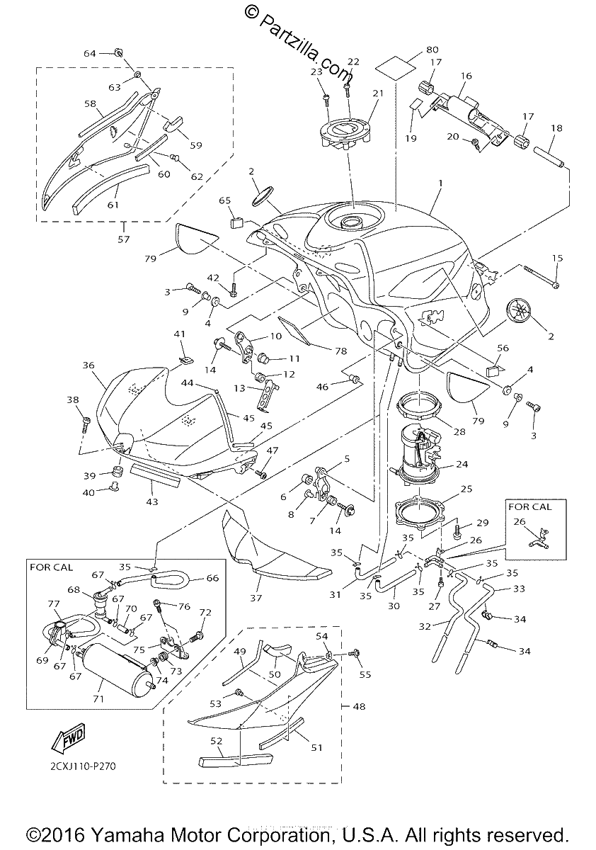 Diagrama de FUEL TANK