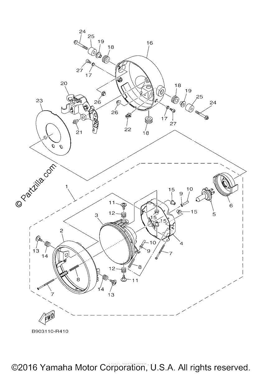 Diagrama de HEADLIGHT