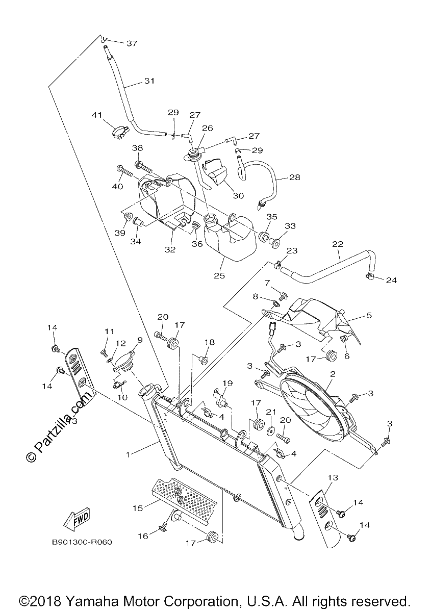 Diagrama de RADIATOR HOSE