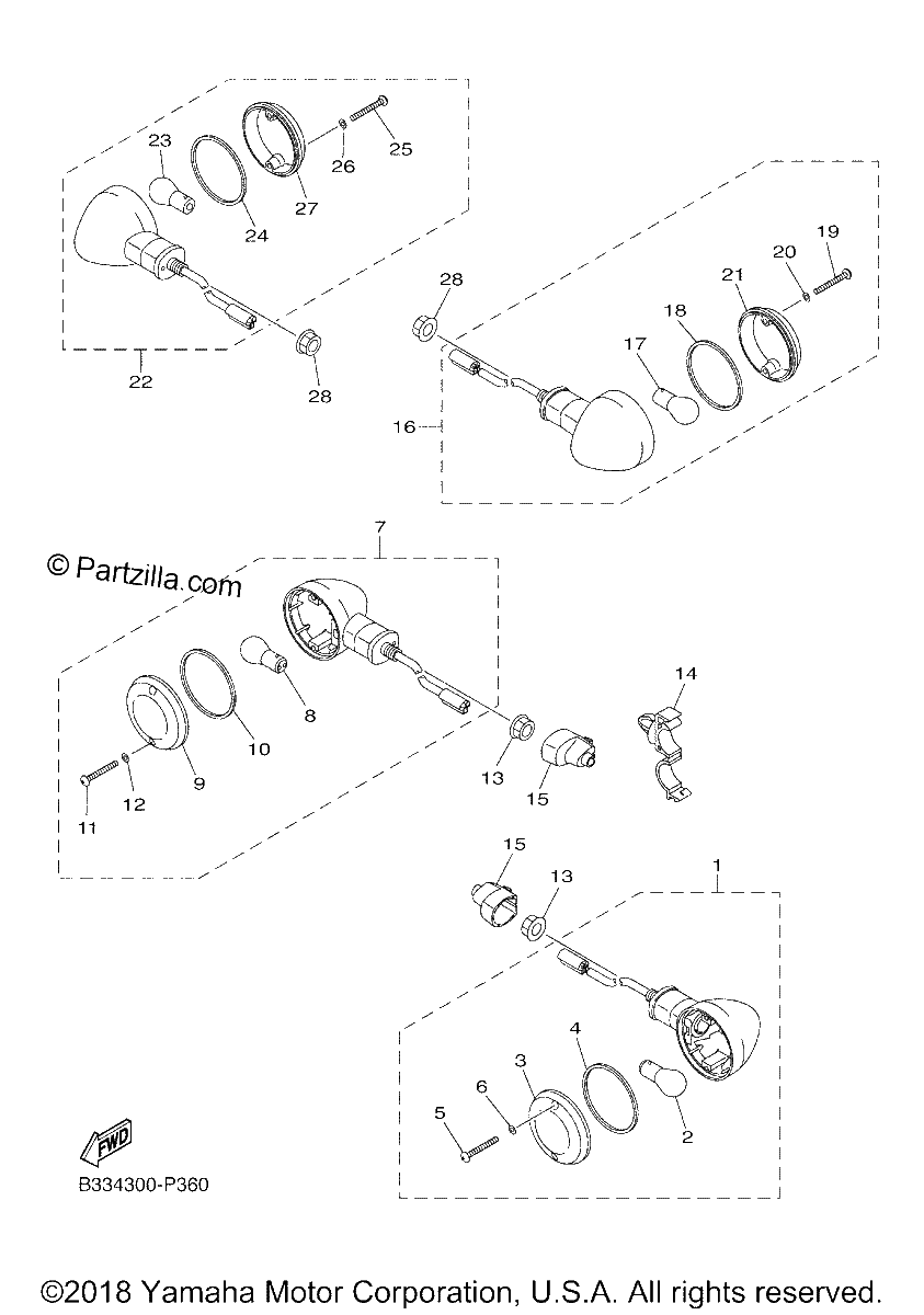 Diagrama de FLASHER LIGHT