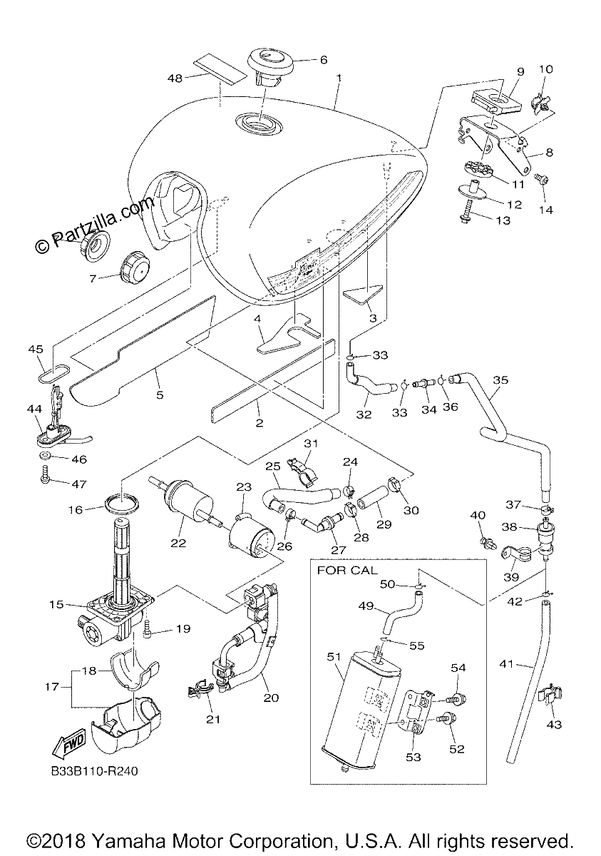 Diagrama de FUEL TANK