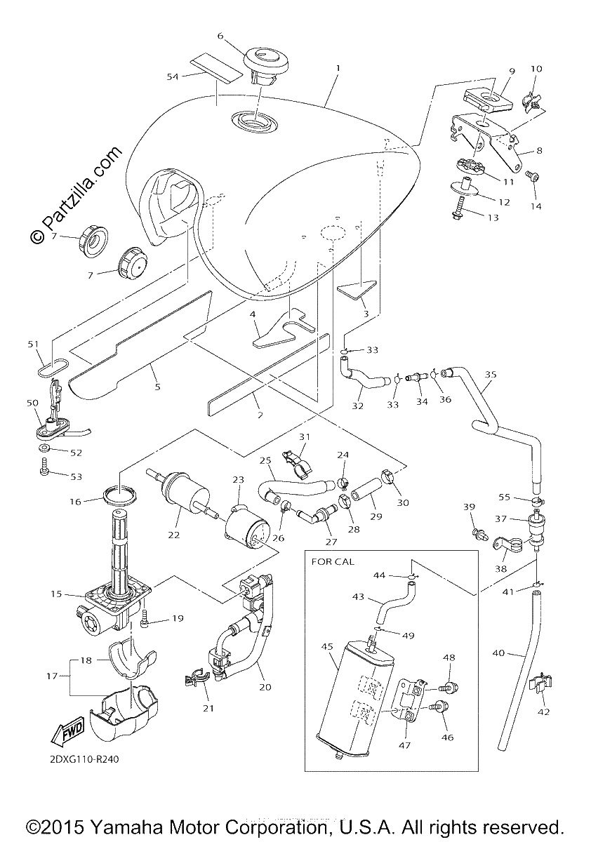 Diagrama de FUEL TANK