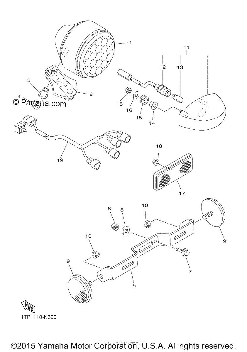 Diagrama de TAILLIGHT