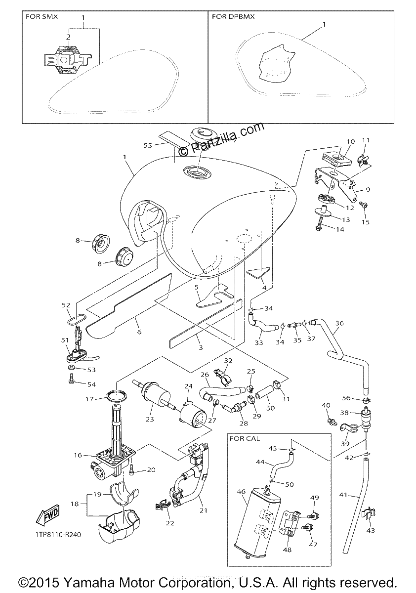 Diagrama de FUEL TANK