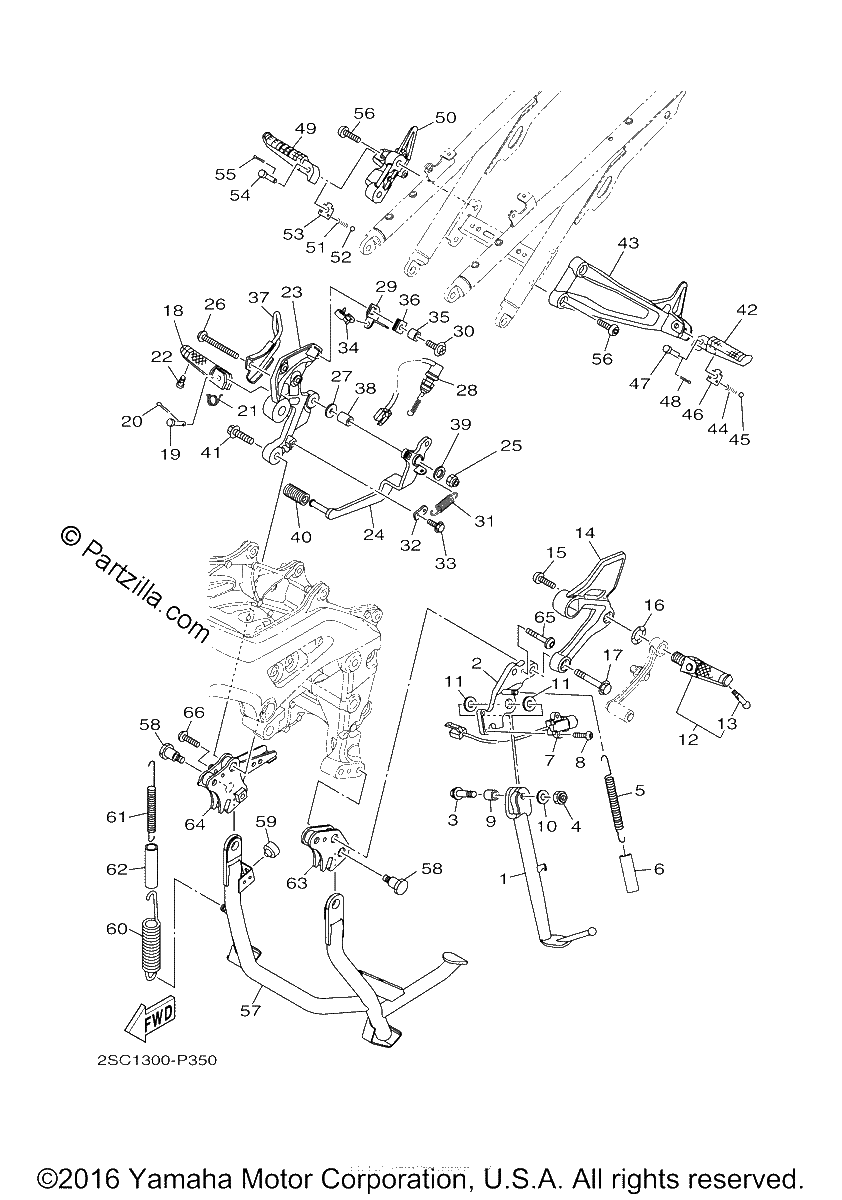 Diagrama de STAND FOOTREST