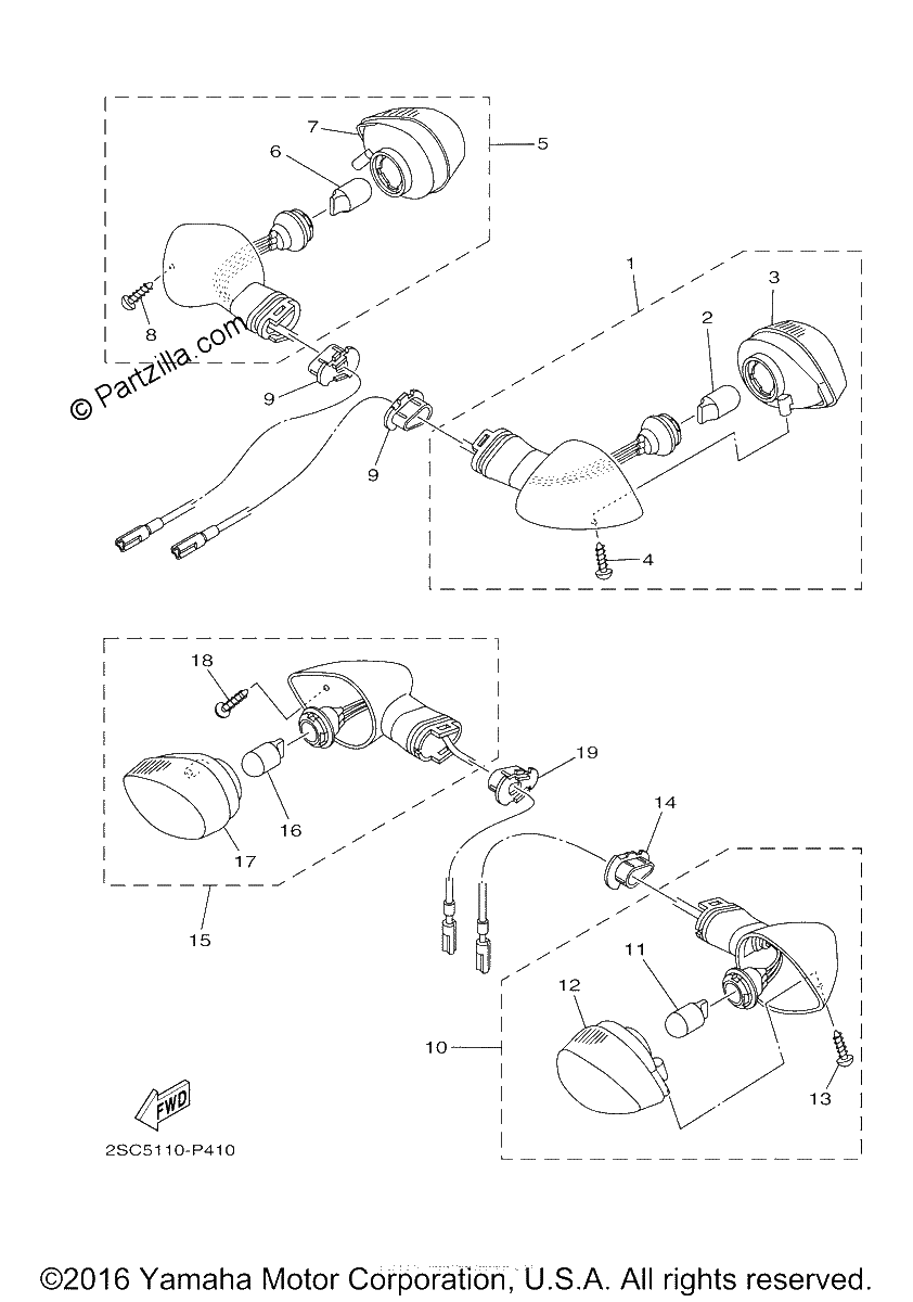 Diagrama de FLASHER LIGHT