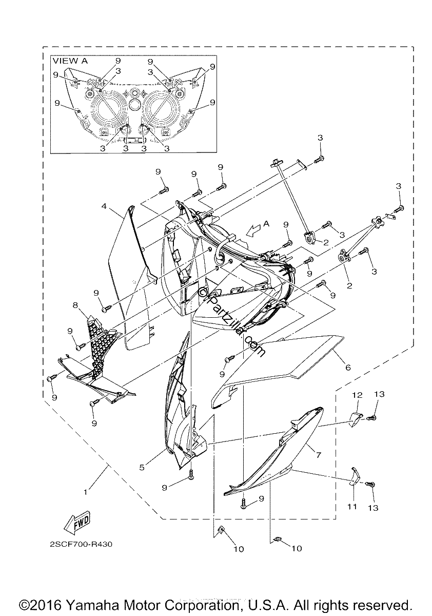 Diagrama de HEADLIGHT