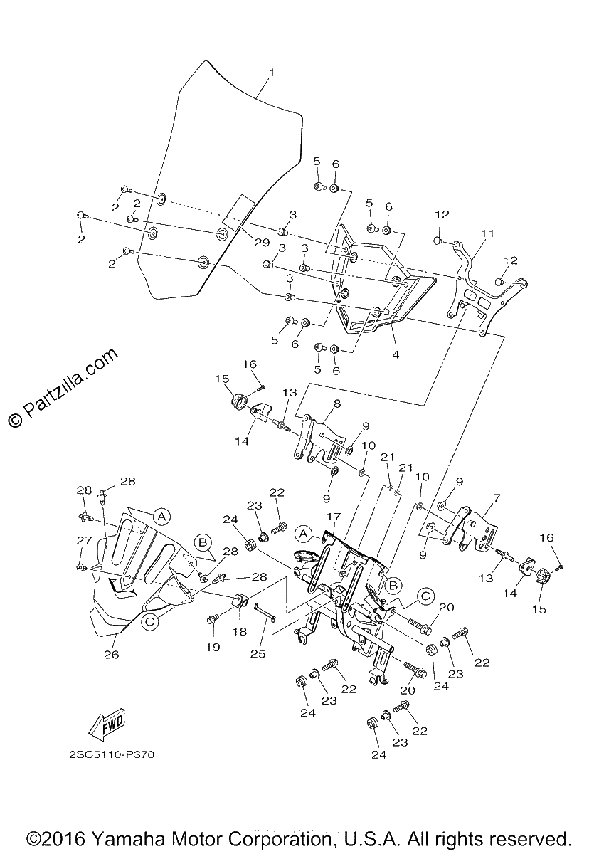 Diagrama de WINDSHIELD