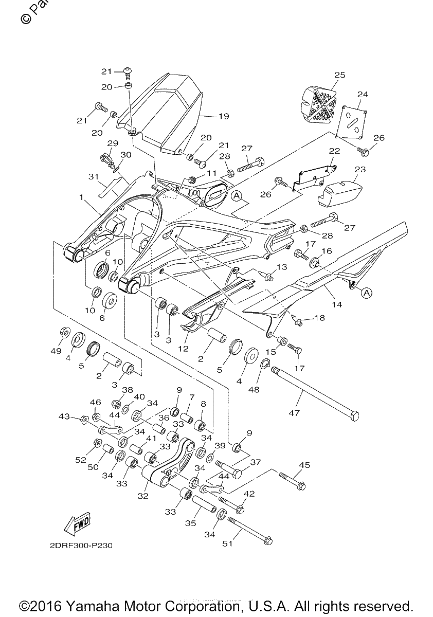 Diagrama de REAR ARM