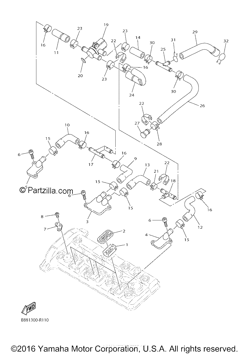Diagrama de AIR INDUCTION SYSTEM