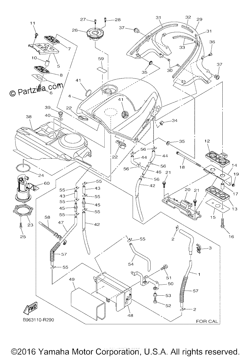 Diagrama de FUEL TANK