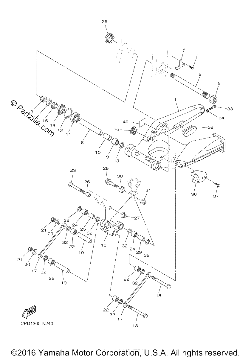 Diagrama de REAR ARM