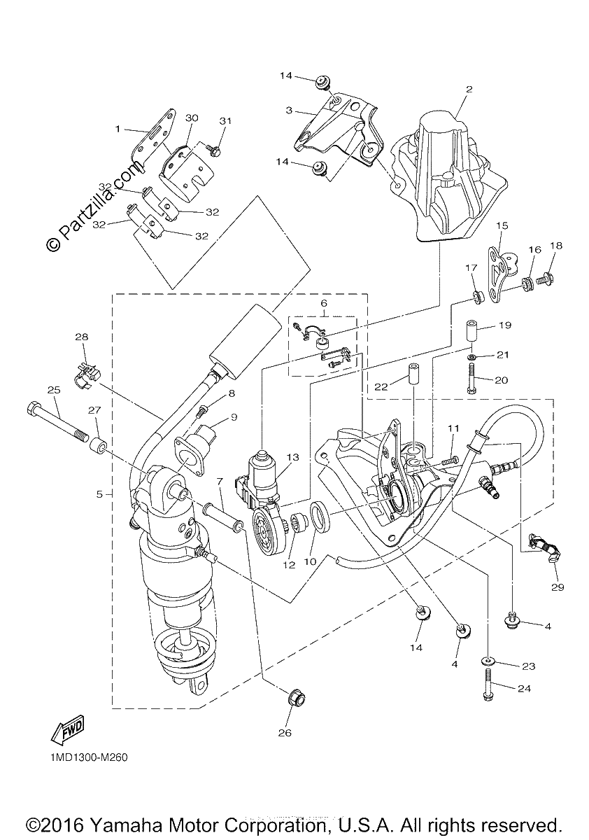 Diagrama de REAR SUSPENSION
