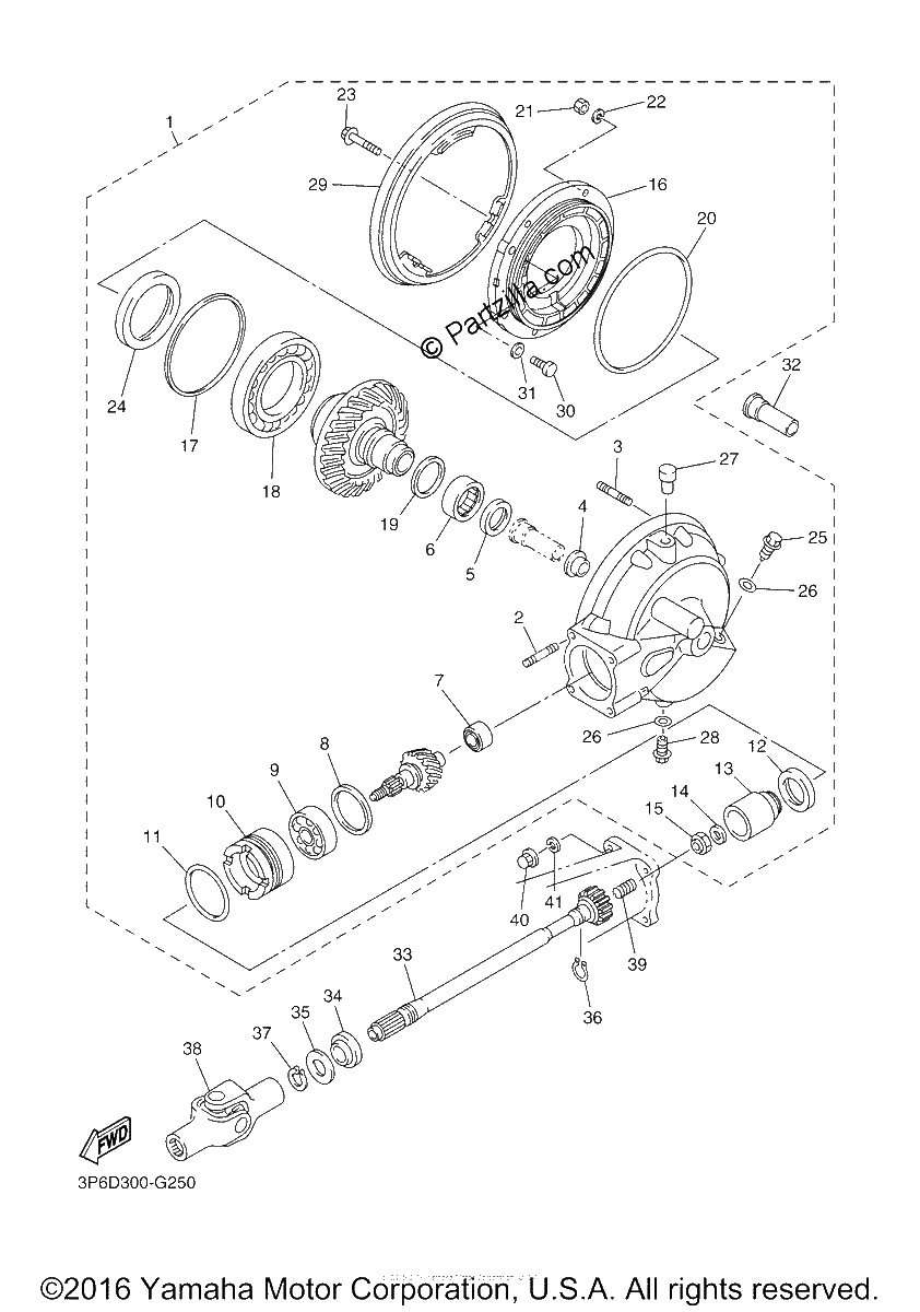 Diagrama de DRIVE SHAFT