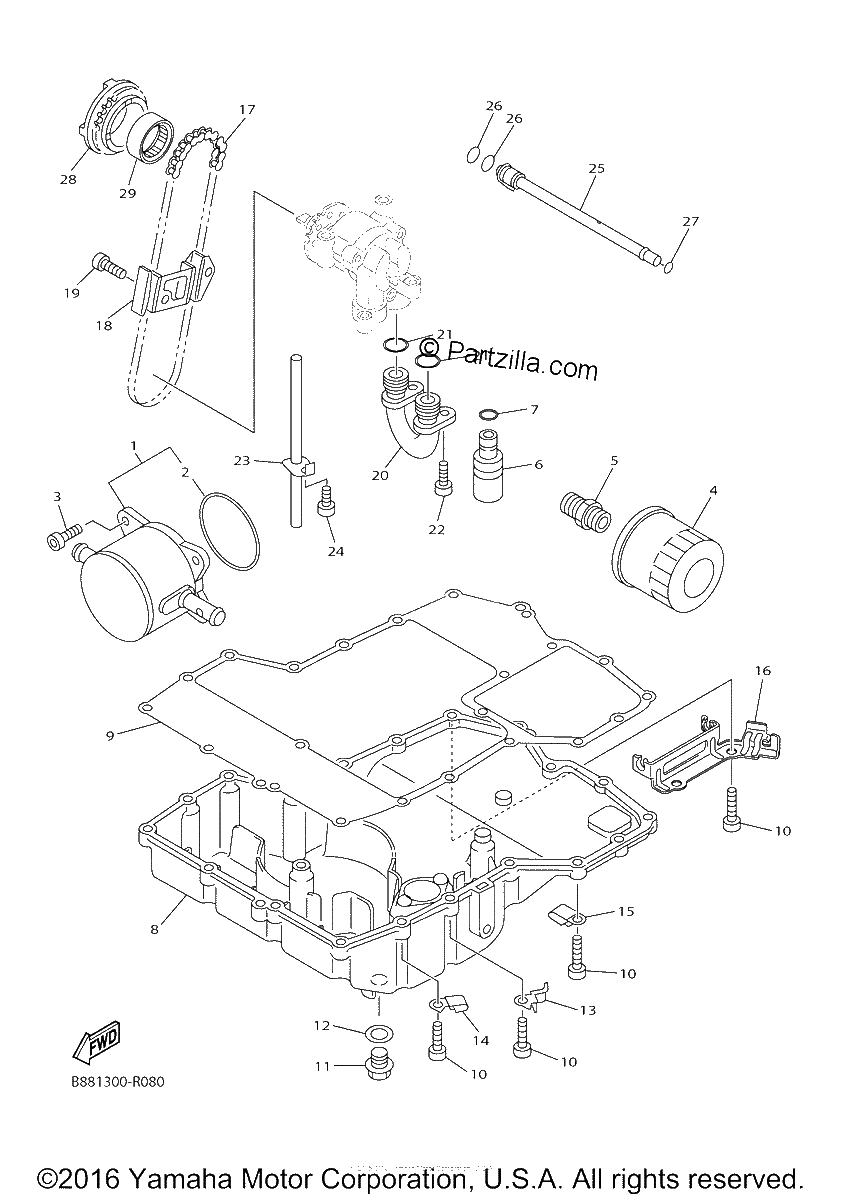 Diagrama de OIL COOLER