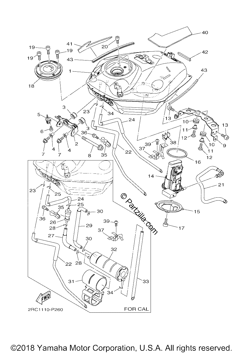 Diagrama de FUEL TANK