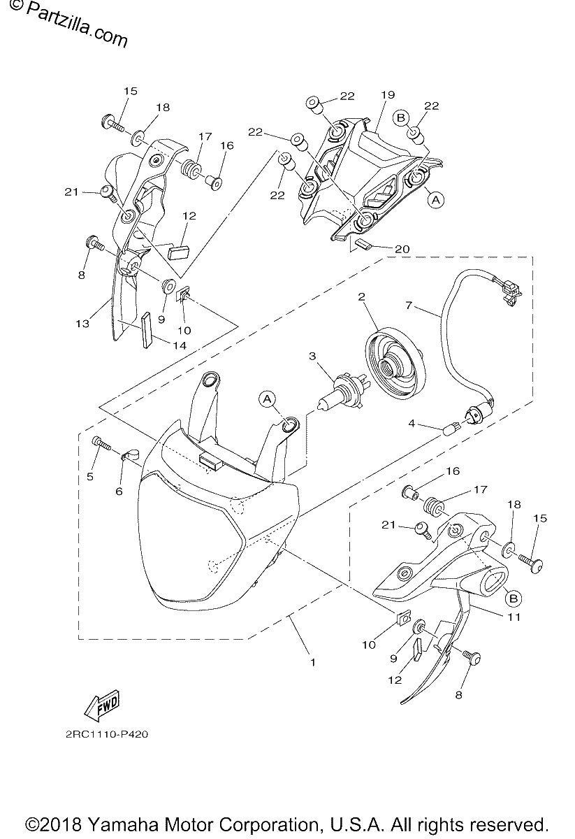 Diagrama de HEADLIGHT