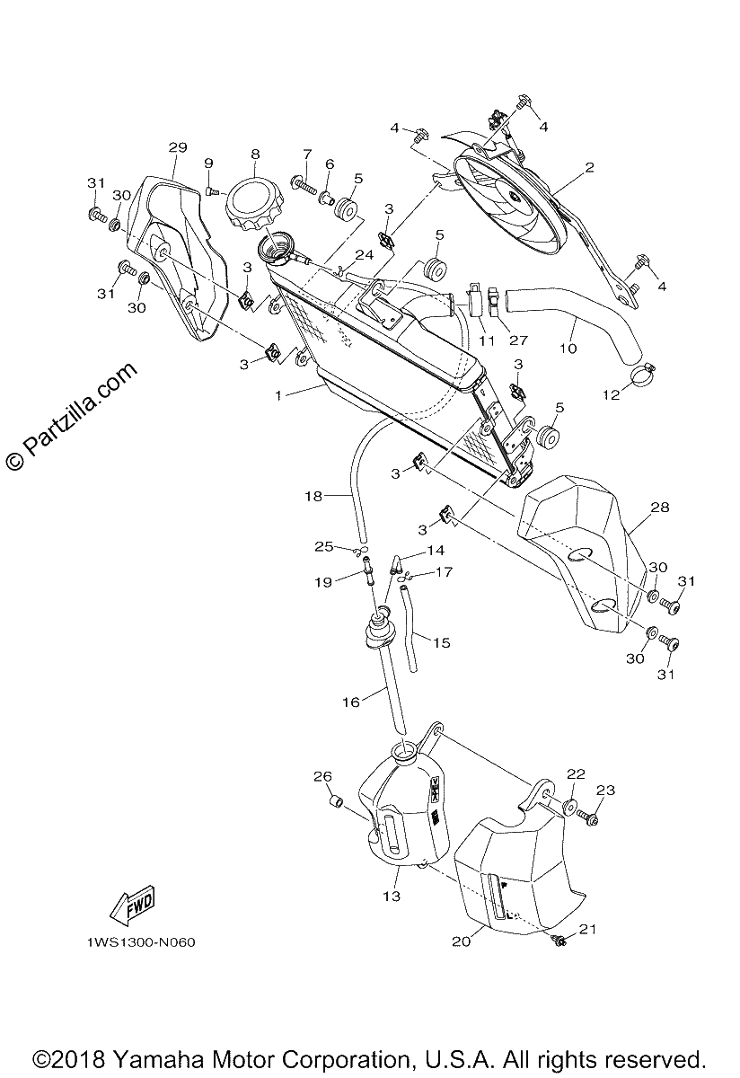 Diagrama de RADIATOR HOSE