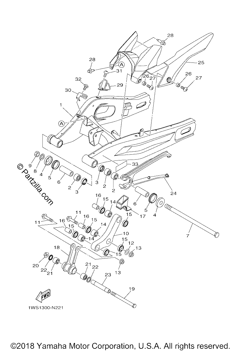 Diagrama de REAR ARM