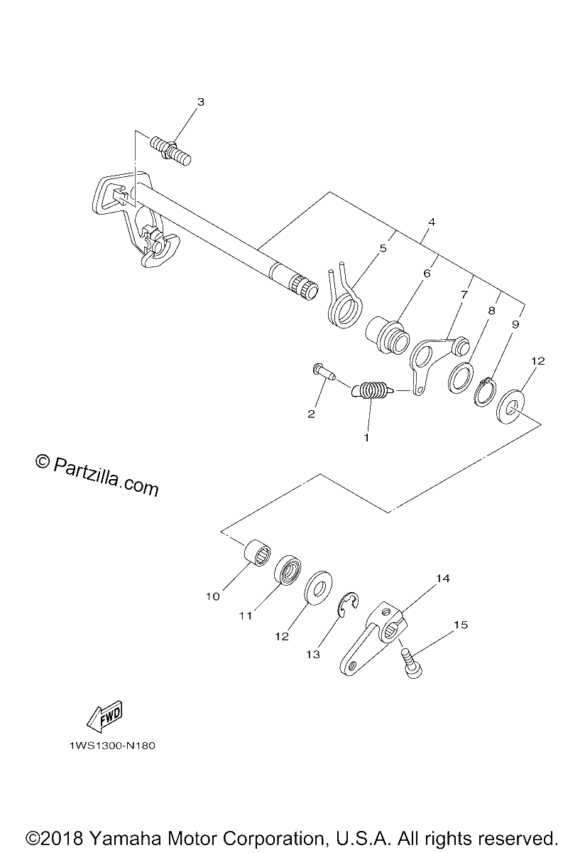 Diagrama de SHIFT SHAFT