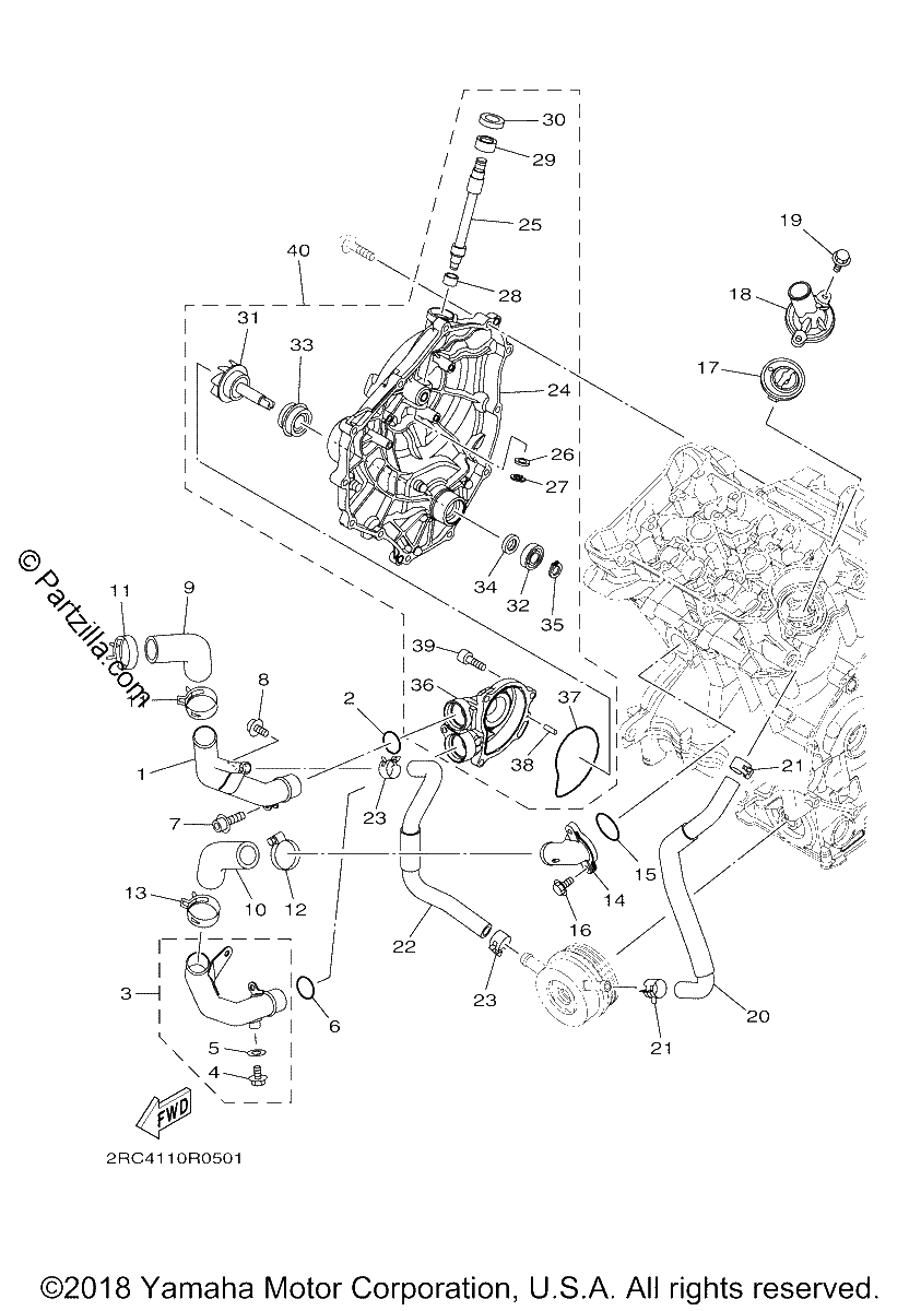 Diagrama de WATER PUMP