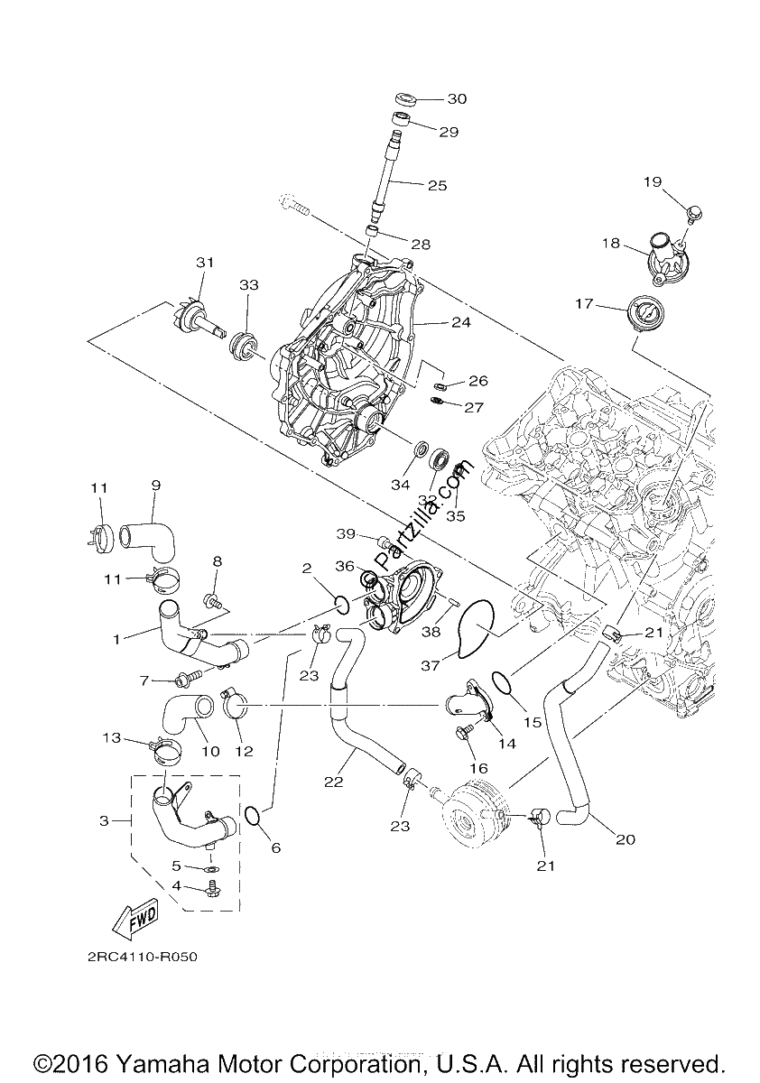 Diagrama de WATER PUMP