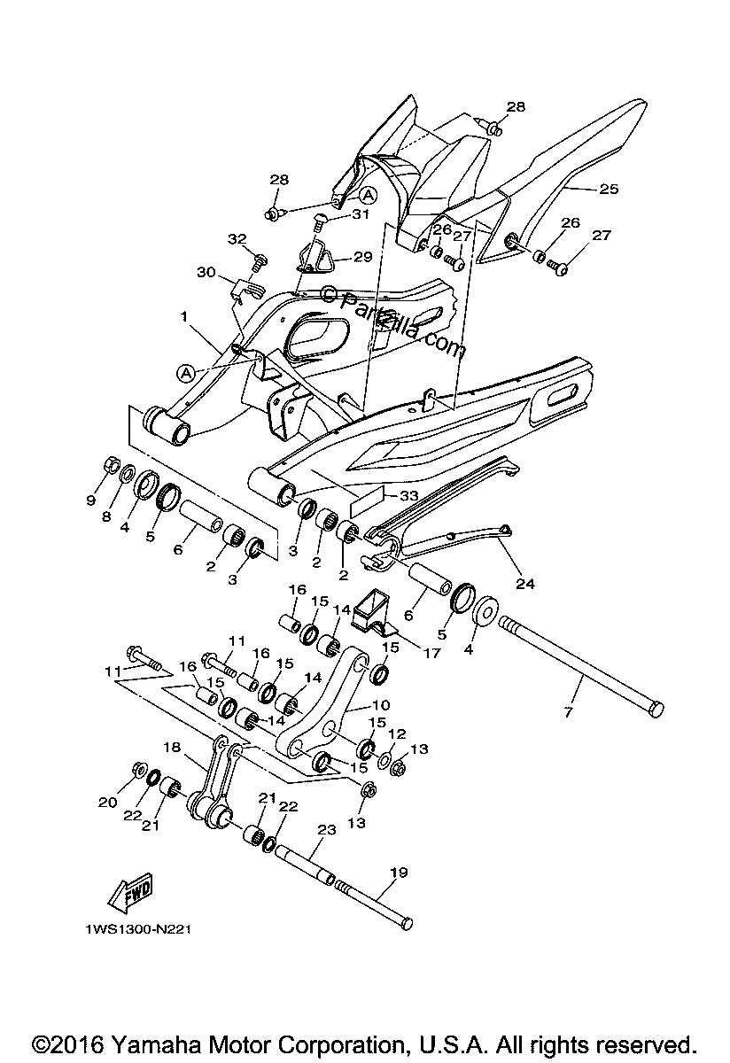 Diagrama de REAR ARM