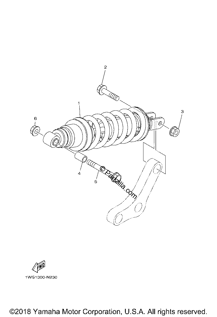 Diagrama de REAR SUSPENSION