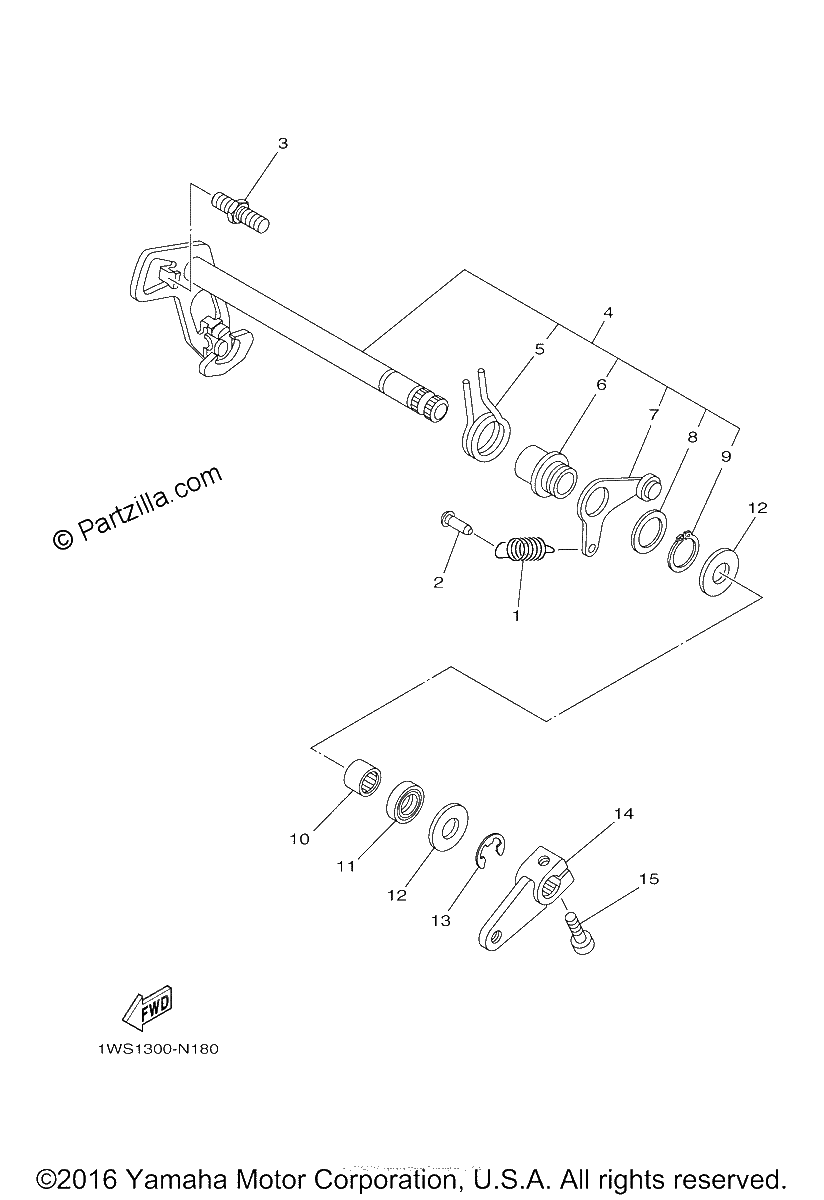 Diagrama de SHIFT SHAFT