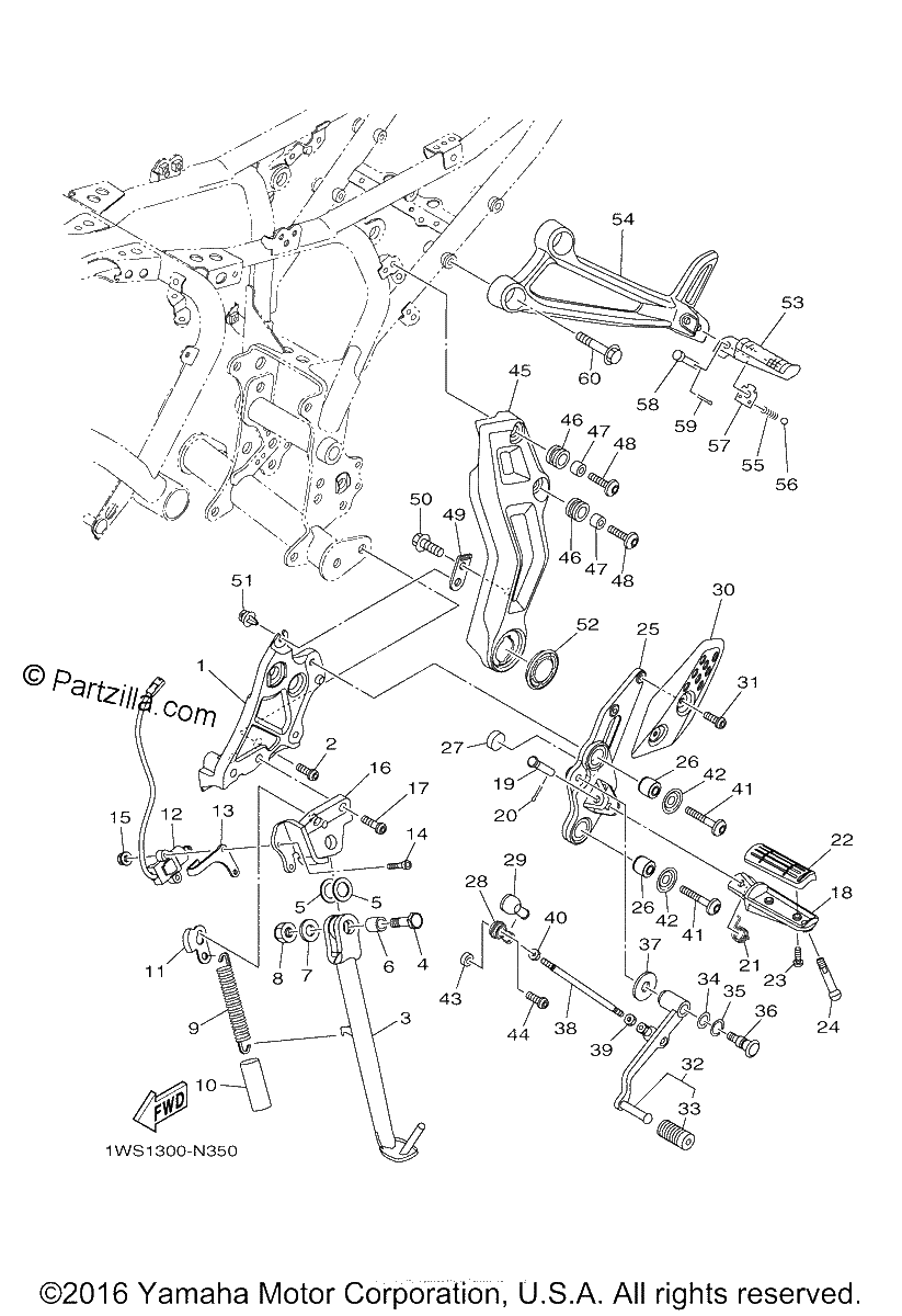 Diagrama de STAND FOOTREST