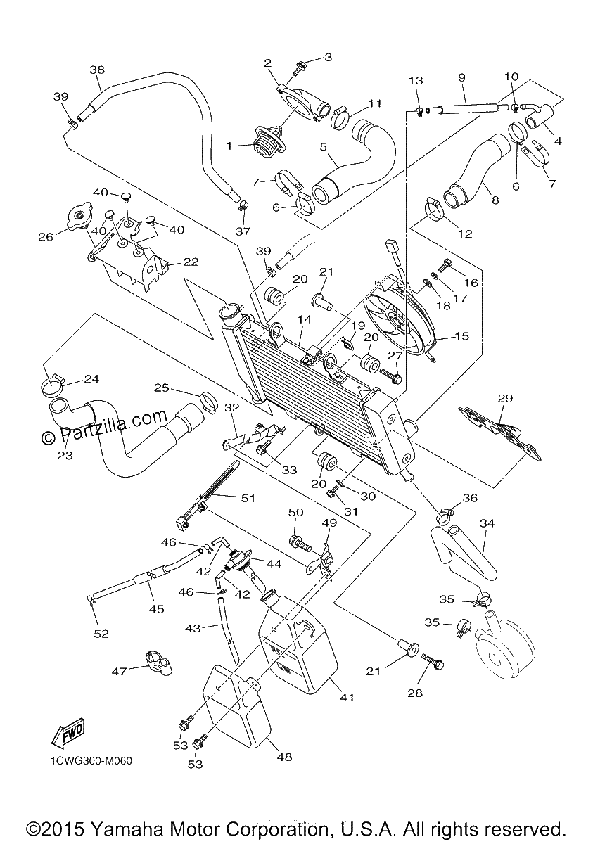 Diagrama de RADIATOR HOSE