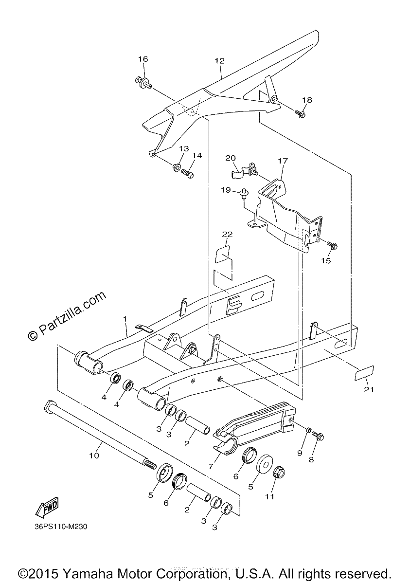 Diagrama de REAR ARM