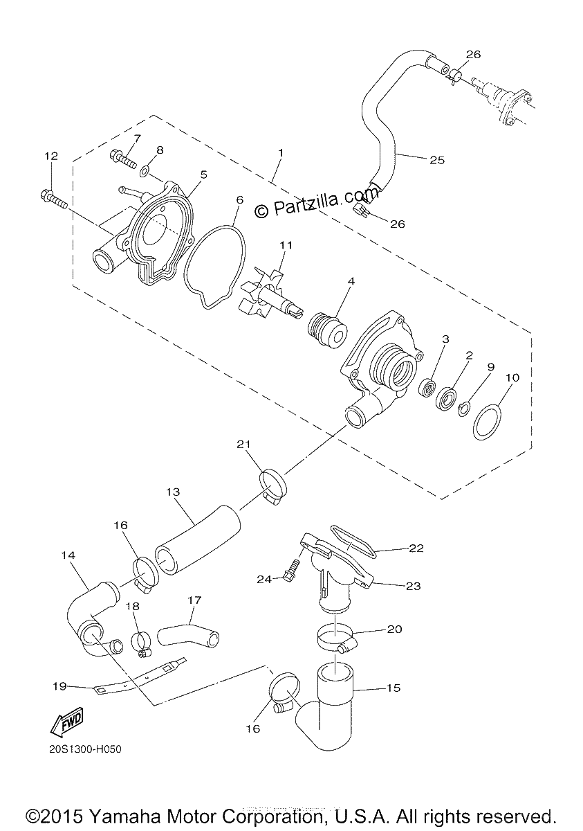 Diagrama de WATER PUMP