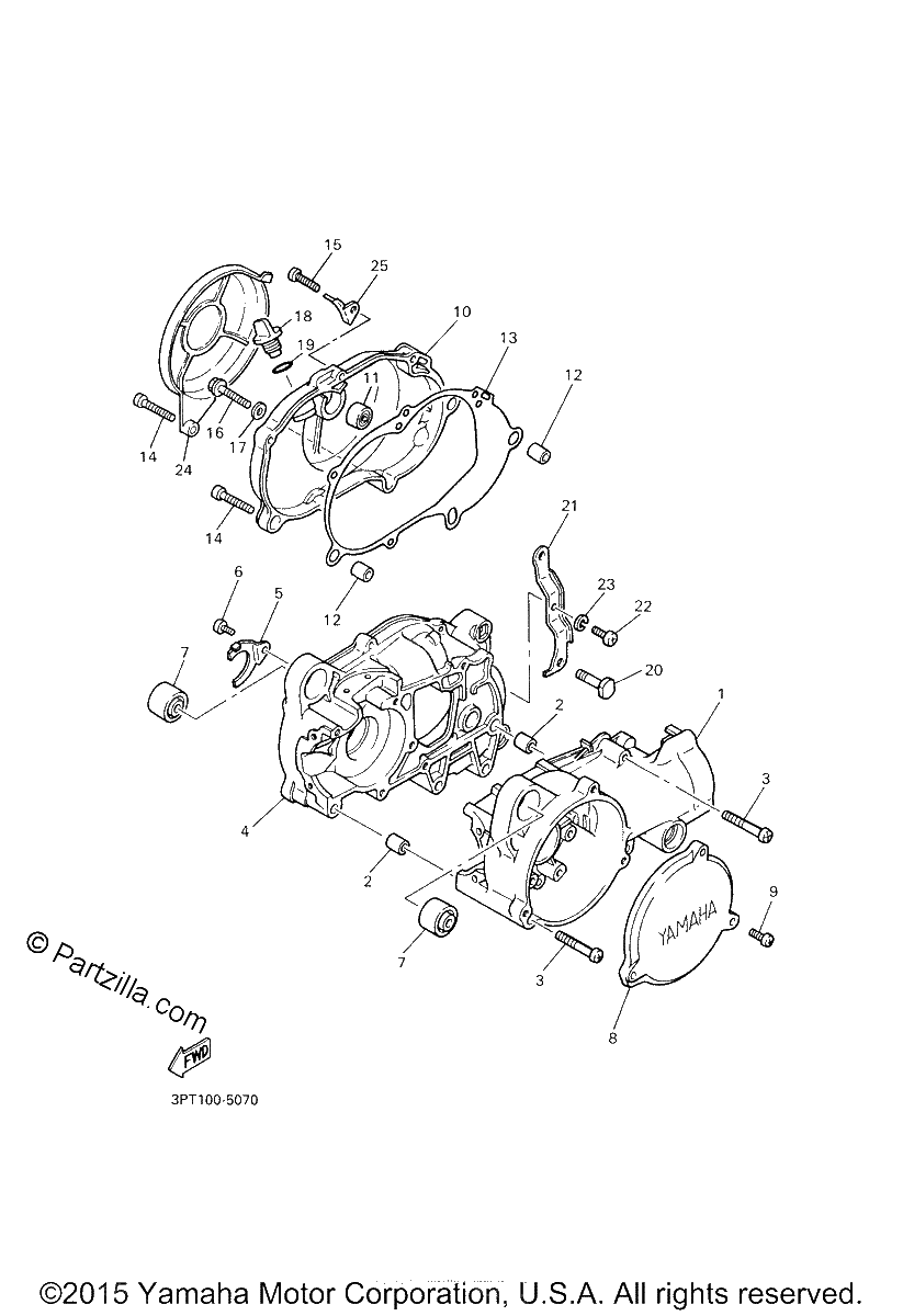 Diagrama de CRANKCASE