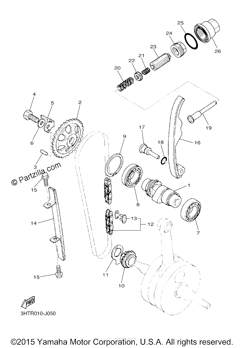Diagrama de CAMSHAFT CHAIN